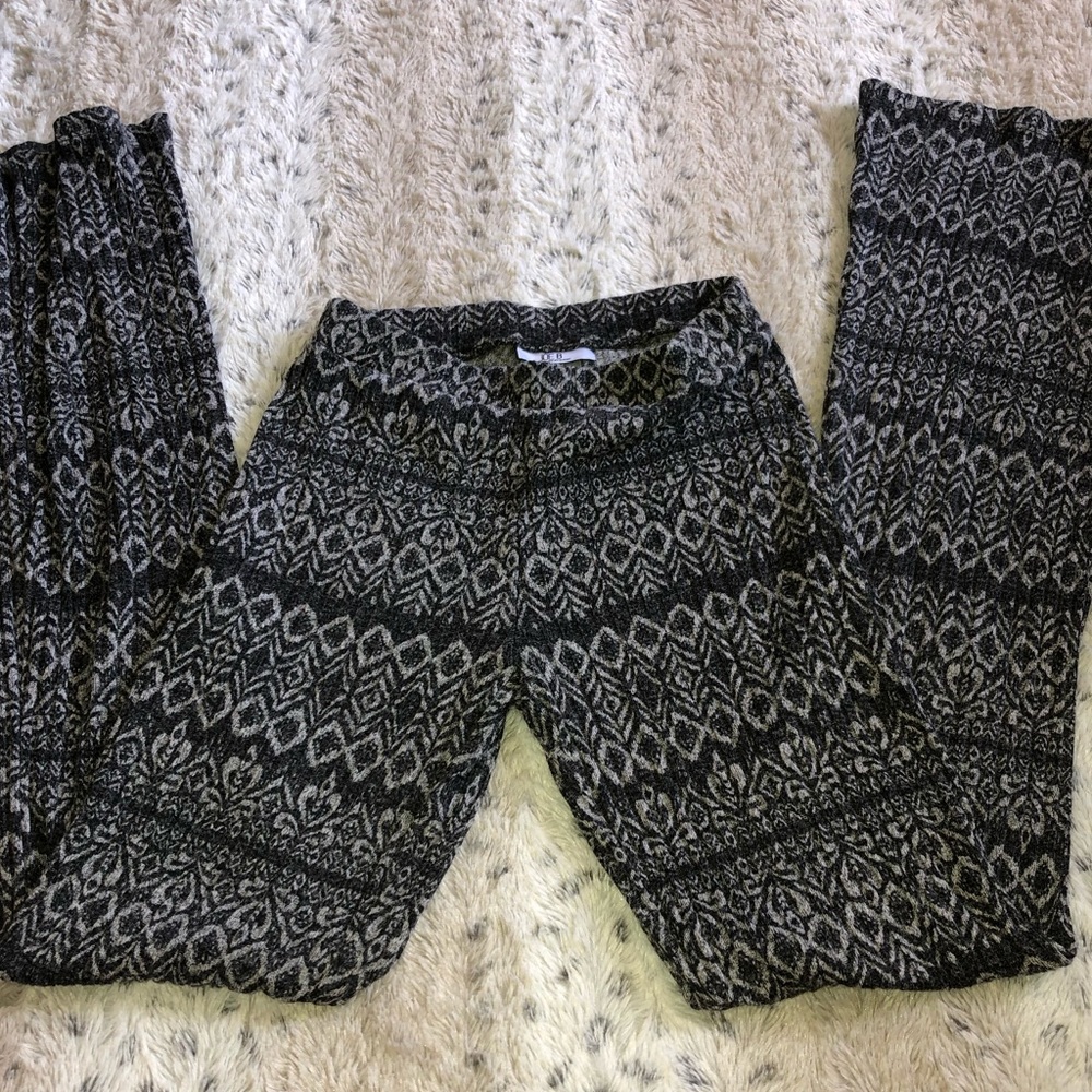 Flattering Boho style patterned stretchy pants